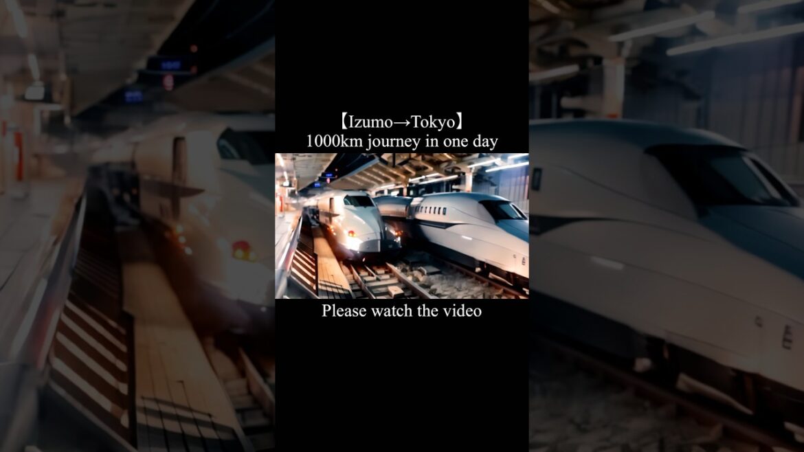 Please check the summary section for the video URL｜【Izumo→Tokyo】A journey of 1000km in one day