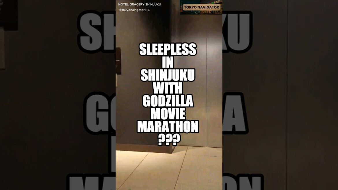 SLEEPLESS IN SHINJUKU WITH GODZILLA