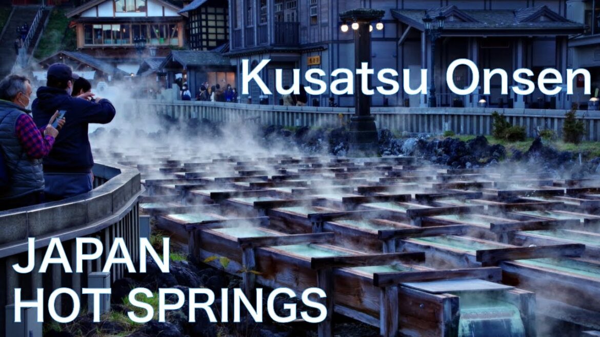 【KUSATSU ONSEN, JAPAN】famous Hot spring in japan Japan travel Walk in Kusatsu hot spring 【KUSATSU ONSEN, JAPAN】famous Hot spring in japan Japan travel Walk in Kusatsu hot spring