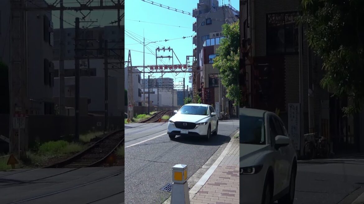 [shorts] Walk along the tramway - Osaka Kishisato Tamade - 3 #shorts #walking #japantravel