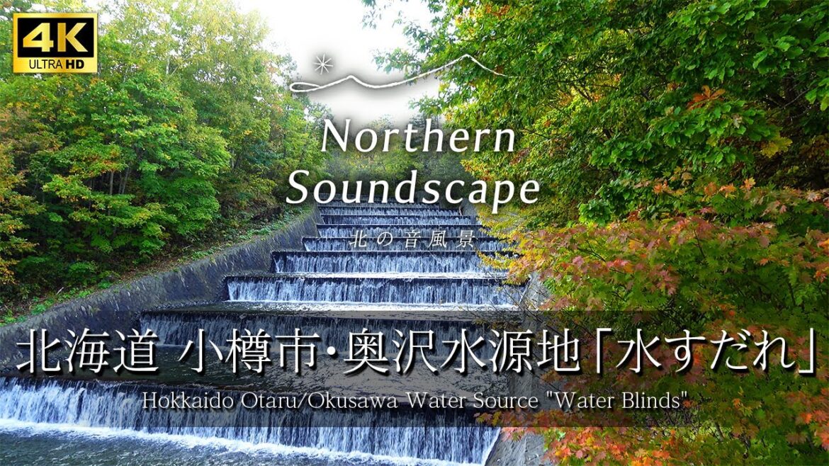 【自然音・ASMR】日本の土木遺産!美しい10段の水の流れ。小樽・奥沢水源地「水すだれ」。滝の音と鳥のさえずり癒しの1時間。心を癒す自然音/睡眠導入 4K・1時間のNature Sounds 【自然音・ASMR】日本の土木遺産!美しい10段の水の流れ。小樽・奥沢水源地「水すだれ」。滝の音と鳥のさえずり癒しの1時間。心を癒す自然音/睡眠導入 4K・1時間のNature Sounds