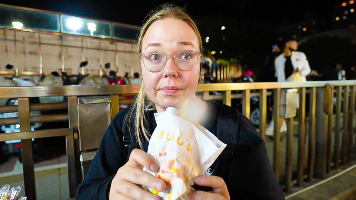 $2 Bubble Milk Tea In My First Taiwanese Night Market 🇹🇼