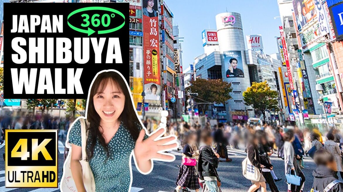 【4K UHD】360°Walk in Shibuya,Tokyo!!Let’s get to know the town of Shibuya! 【4K UHD】360°Walk in Shibuya,Tokyo!!Let's get to know the town of Shibuya!
