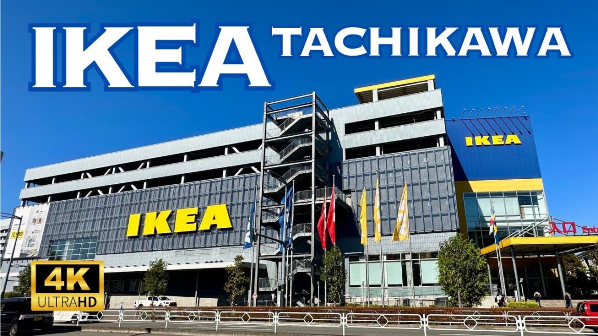 [4K] IKEA Tachikawa in TOKYO 🇯🇵🐧 X’mas Products🎄Nonstop Walking Tour / イケア 立川 東京 クリスマスグッズ 散歩