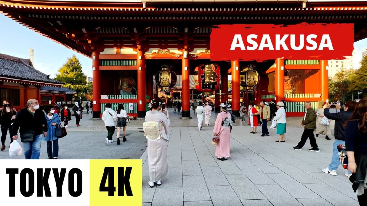 TOKYO, JAPAN 🇯🇵 [4K] ASAKUSA Sensō-ji — Walking Tour