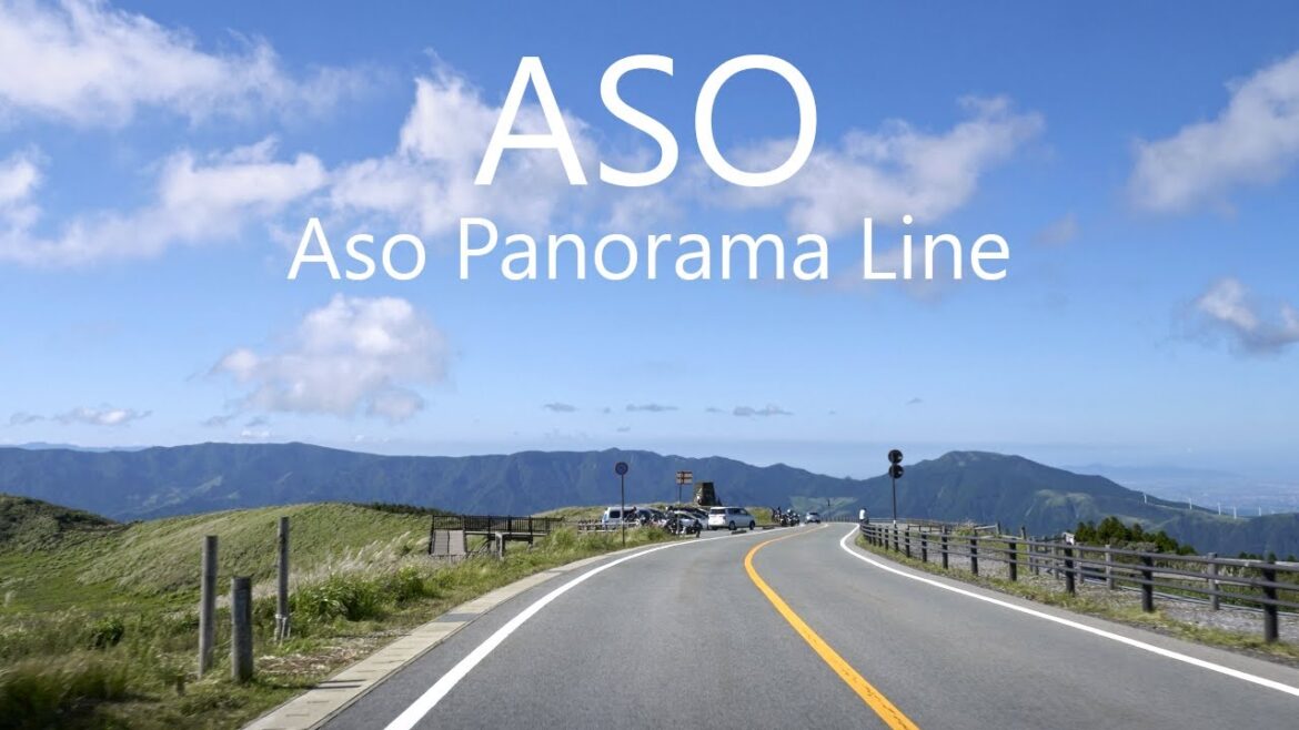 [Remake] 4K Scenic Drive to an Active Volcano, Aso Panorama Line to Aso Sanjo Terminal