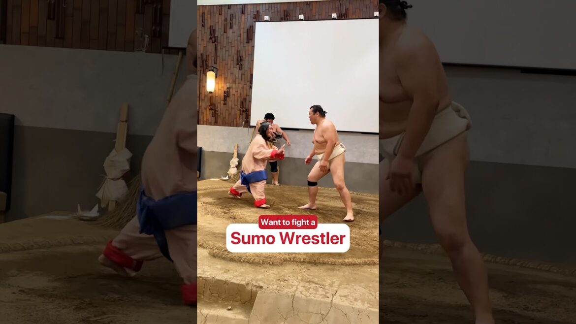 👊WRESTLING a Sumo?? #japantravel #thingstodoinjapan #travel #tokyo #japanthings