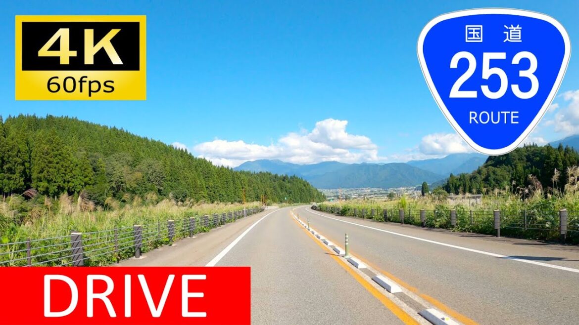 【Driving in Japan】National Route 253: Matsudai - Muikamachi, Niigata（車載動画 国道253号 松代～六日町）[4K]