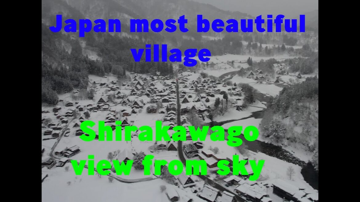 Shirakawago in winter.美しい白川郷