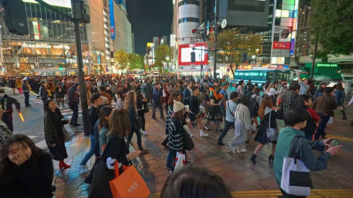 Tokyo Shibuya "cancelled" Halloween - October 28・4K HDR