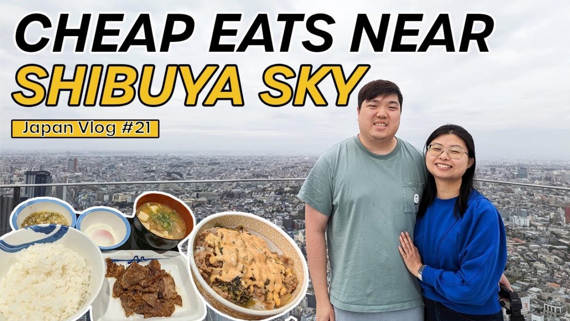 Beef Bowl Cheap Eats Near Shibuya Sky in Tokyo, Japan | Matsuya & Sukiya 🐄
