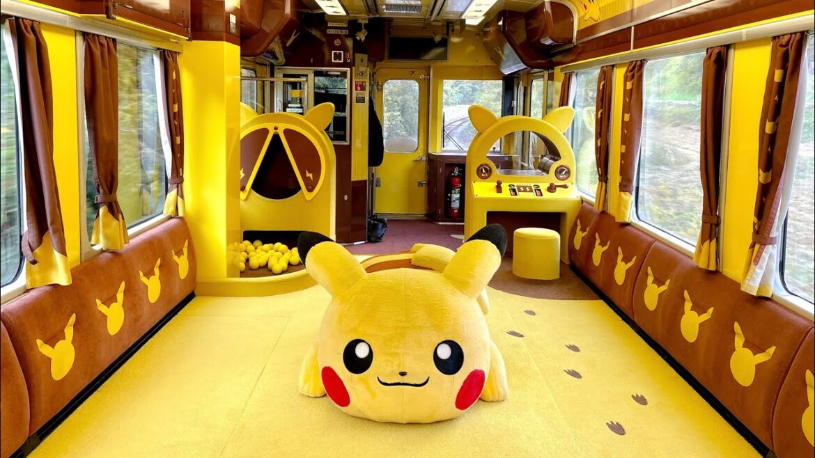 ピカチュウ電車！ポケモンだらけの可愛すぎる観光列車に乗車｜ポケモントレイン気仙沼号『POKÉMON with YOU トレイン』｜ポケモン列車