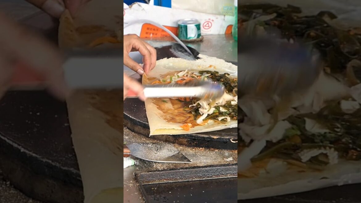 Crunchy Jianbing #shorts #streetfood