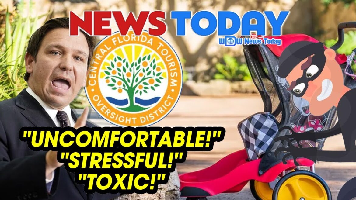 30 Employees Exit DeSantis' Tourism Oversight District, Wallets & Souvenirs Stolen from Strollers