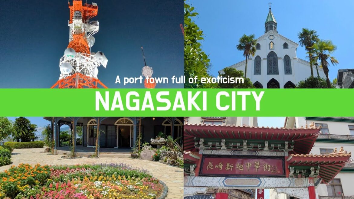 Travel digest from Osaka International Airport to Nagasaki【4K】