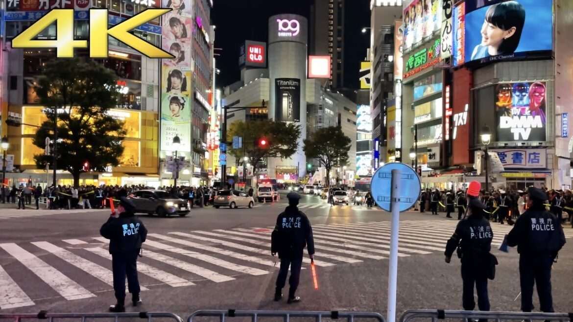 4K SHIBUYA HALLOWEEN 2023  Tokyo’s walking tour  PM6-8 渋谷ハロウィン