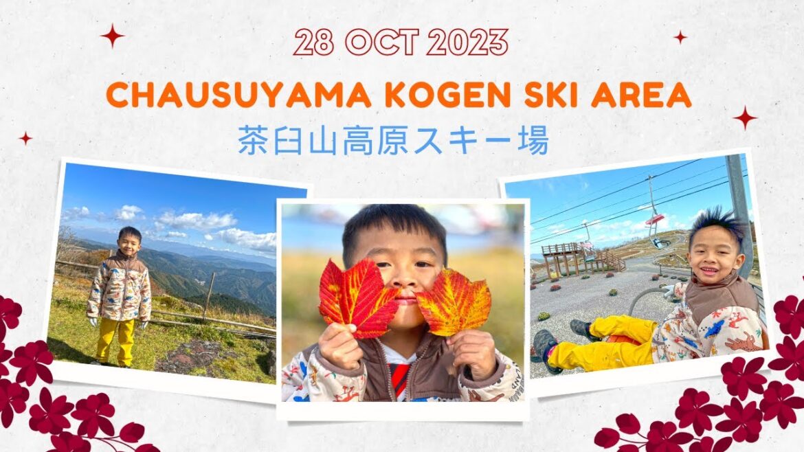 Chausuyama Kogen Ski Area, 茶臼山高原スキー場 #japan #ropeway #nature  #autumn #autumnleaves #visit #travel