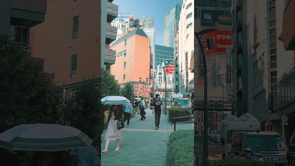 Tokyo walking tour, Japan street views #Japan #travel #travelvlog #traveling #shorts #viral #tokyo