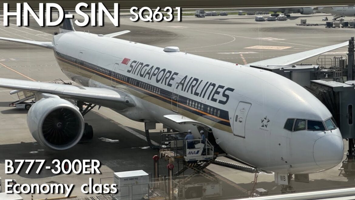 Singapore Airlines SQ631 B777-300ER Tokyo Haneda(HND) to Singapore(SIN) | Trip report