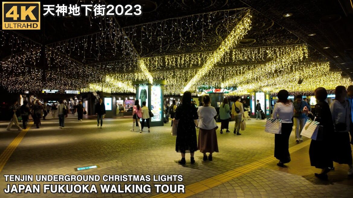 4k60p福岡市の天神地下街イルミネーション2023を歩くjapan walking tour Fukuoka around Tenjin under Christmas lights 2023 4k60p福岡市の天神地下街イルミネーション2023を歩くjapan walking tour Fukuoka around Tenjin under Christmas lights 2023
