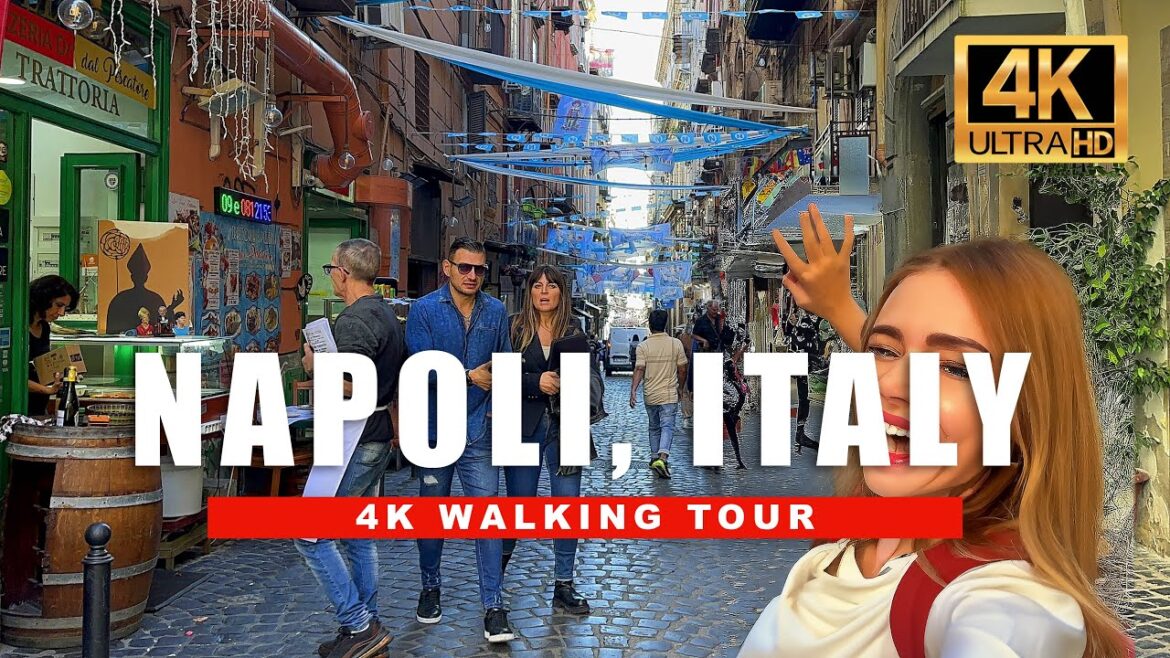 Streets of Napoli, Italy 🇮🇹  City Walking Tour [4K HDR - 60fps]