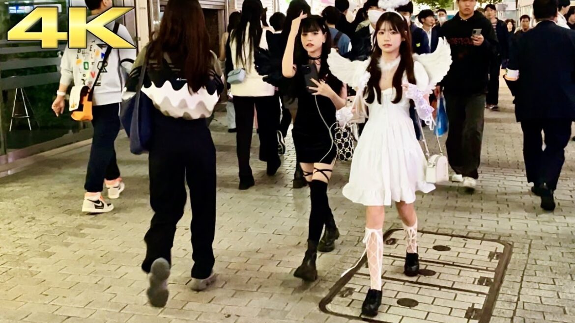 4K SHIBUYA HALLOWEEN 2023  Tokyo’s walking tour  渋谷ハロウィン Oct,31