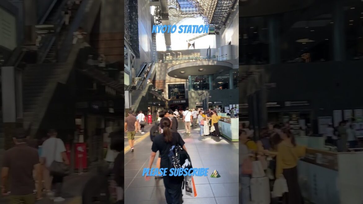 【KYOTO】Kyoto station #pleasesubscribe #trip #travel #shorts #vlog #walking #train #tour #blog #japan