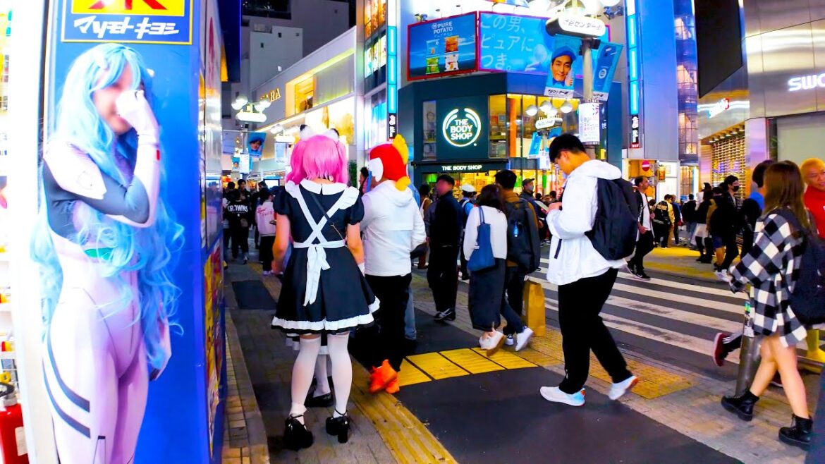 Shibuya in Tokyo 🐶🍻 Cosplay Street 2023♪💖4K ASMR Nonstop 1 hour 07 minutes Shibuya in Tokyo 🐶🍻 Cosplay Street 2023♪💖4K ASMR Nonstop 1 hour 07 minutes