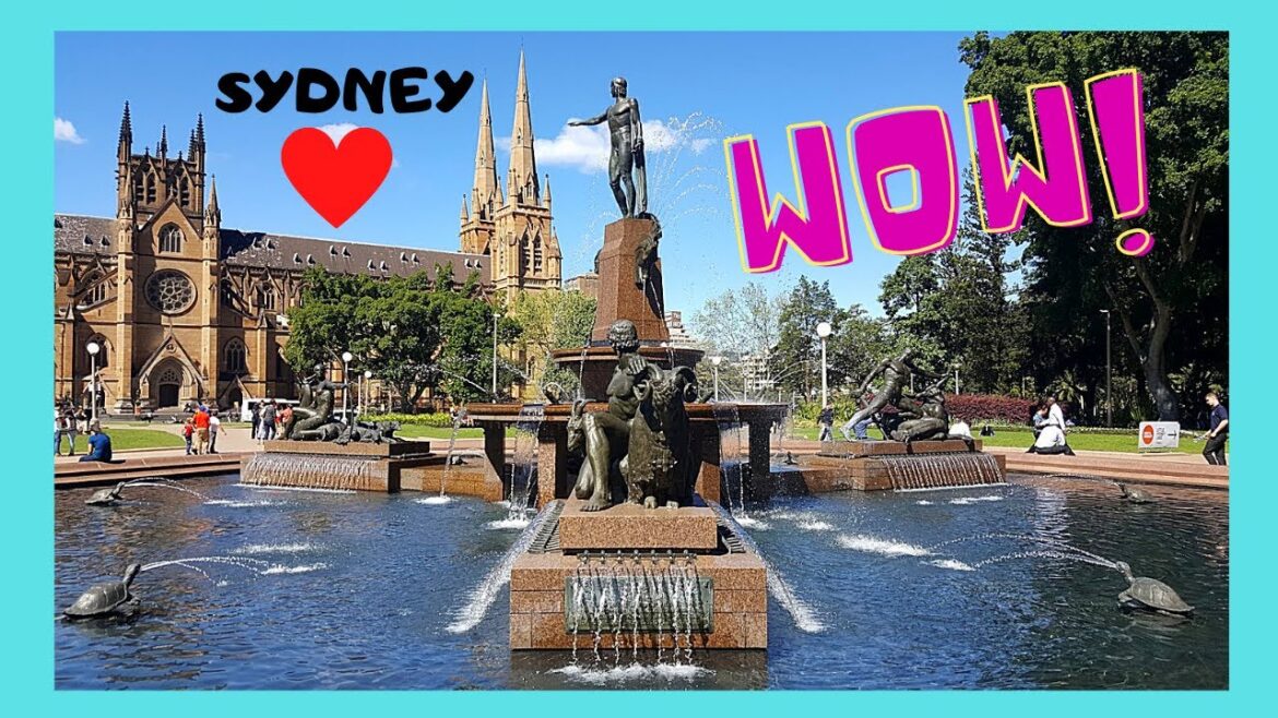 SYDNEY'S HYDE PARK, perfect at the center of the city (AUSTRALIA)
