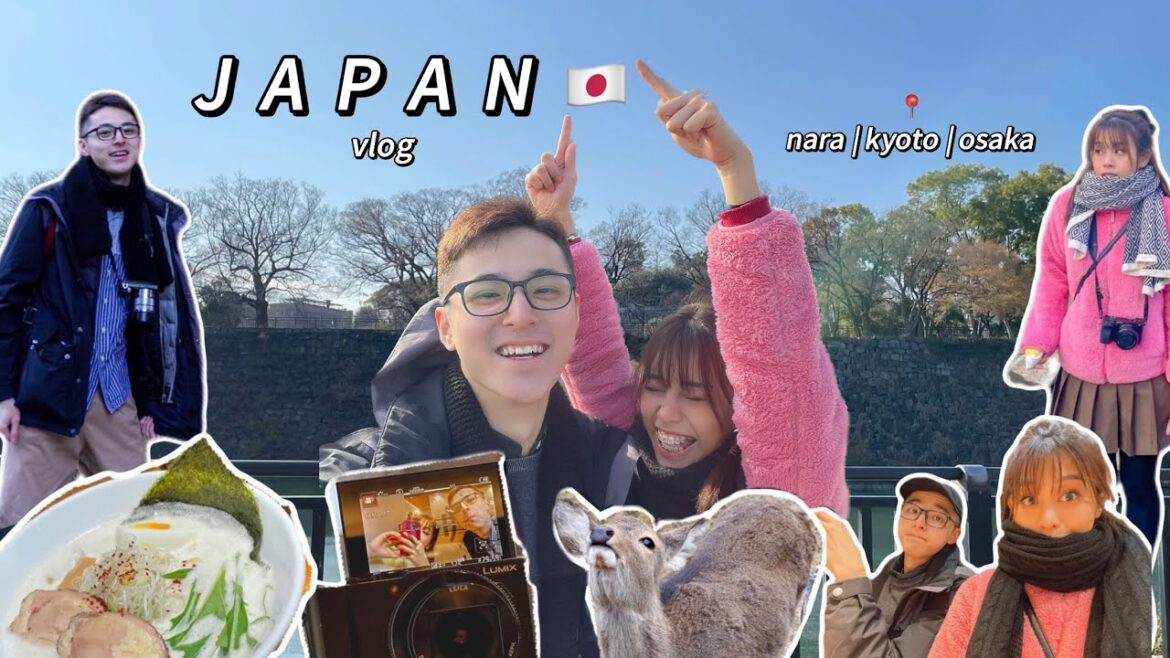 Japan travel vlog 🇯🇵 | 🦌nara, 🍜kyoto, 🏯osaka | a sweet confession 💌
