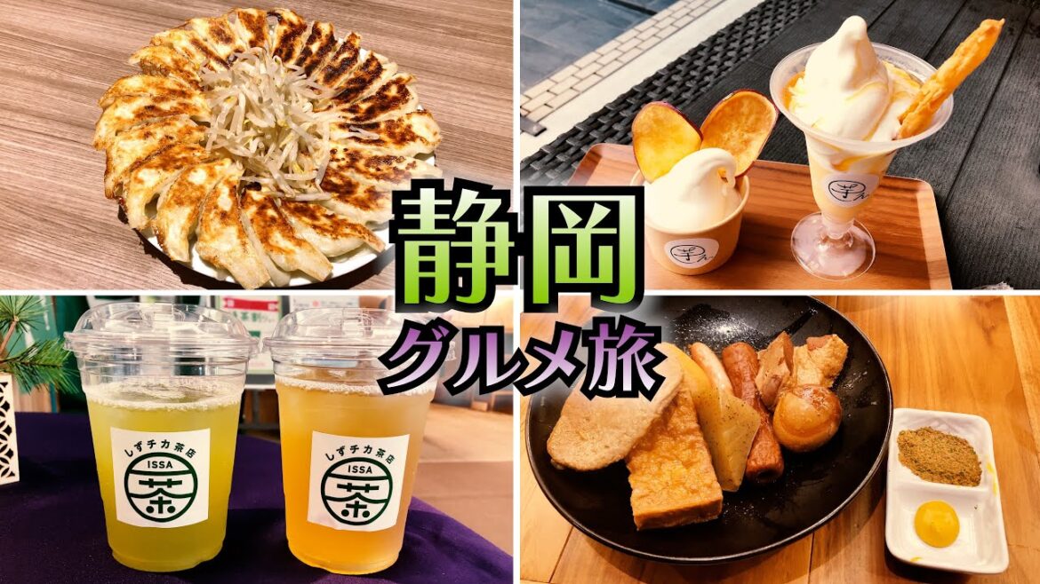 お茶だけじゃない!静岡グルメ旅🍵 静岡おでん、抹茶ジェラート、浜松餃子、お芋スイーツなど静岡の美味しいものを食べまくる旅🍢🥟 お茶だけじゃない!静岡グルメ旅🍵 静岡おでん、抹茶ジェラート、浜松餃子、お芋スイーツなど静岡の美味しいものを食べまくる旅🍢🥟