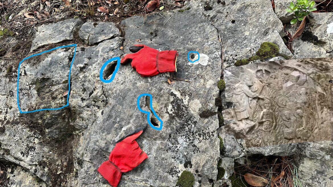 Devasa Kayada Bulunan Define Kasası Ve Son Nokta İşareti...