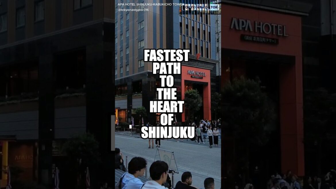 FASTEST PATH TO THE HEART OF SHINJUKU