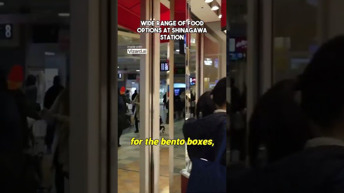 Lots of food choices in Shinagawa Station Tokyo #shorts