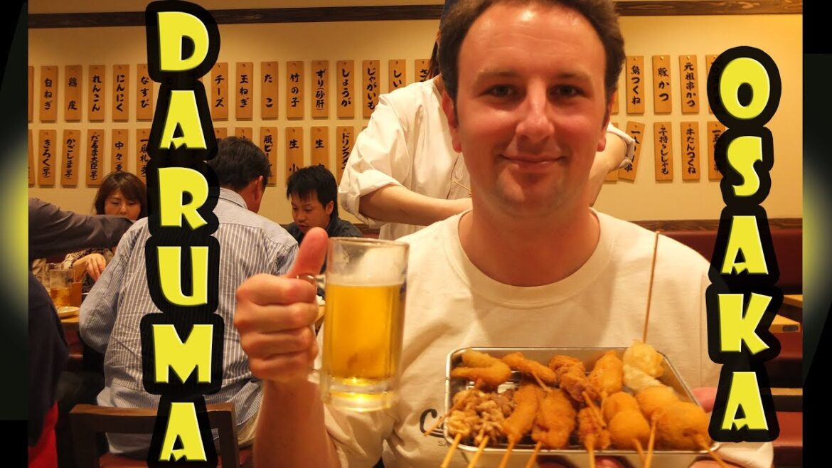 Daruma KushiKatsu in Osaka Japan Daruma KushiKatsu in Osaka Japan