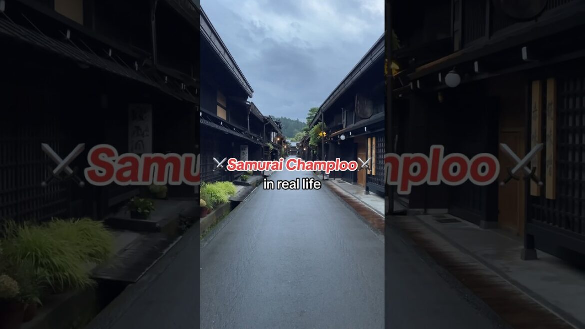 SAMURAI CHAMPLOO in real life✨ #samuraichamploo #animeedit #travelcouple