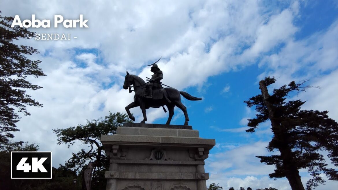 Aoba Park || Sendai, Japan [4K] Ambient Walk