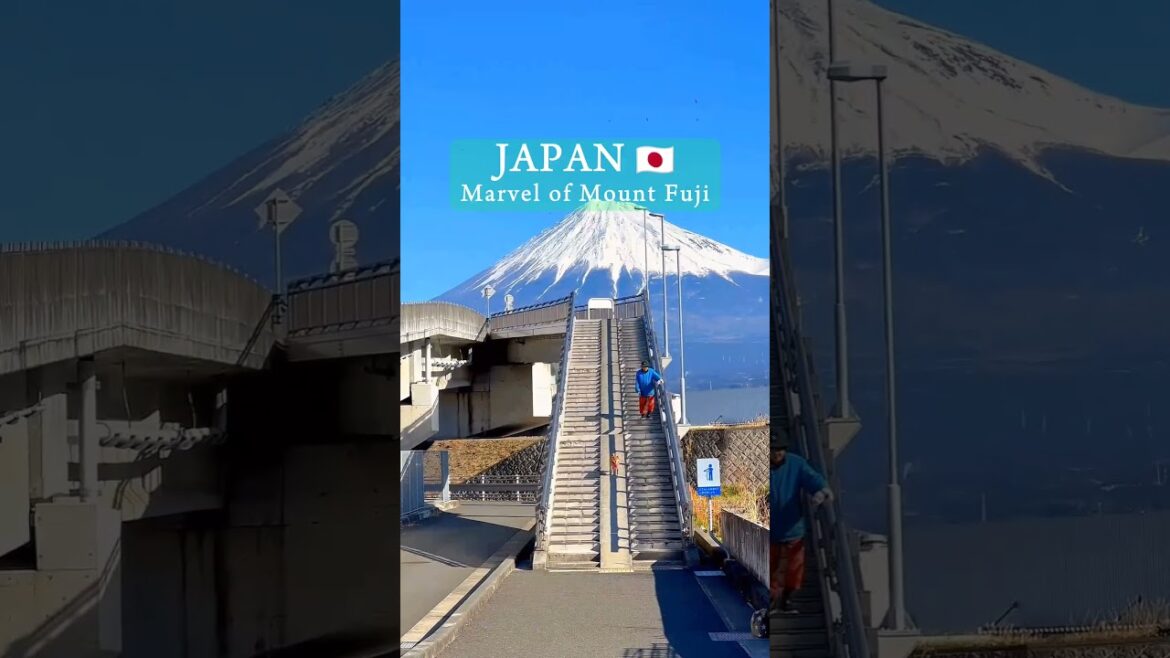 Discovering the Untold Wonders: Marvel of Mount Fuji in Japan ❤️  #ytshorts #travel
