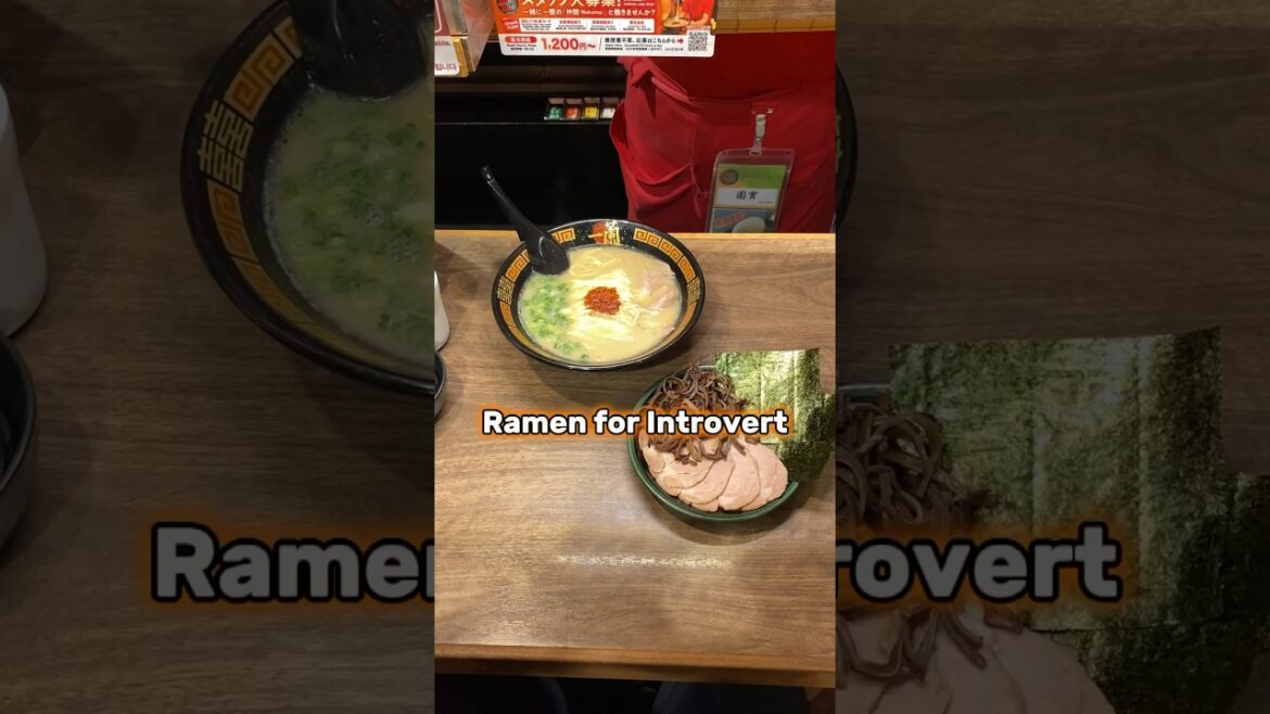 Ramen for introverts #shorts