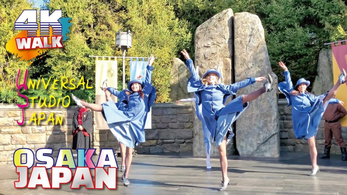 4K 🇯🇵WALKING TOUR 해리포터 어트랙션 유니버셜 스튜디오 재팬 호그와트 성 오사카여행 Universial Studio Japan Harry Potter JAPAN 🇯🇵