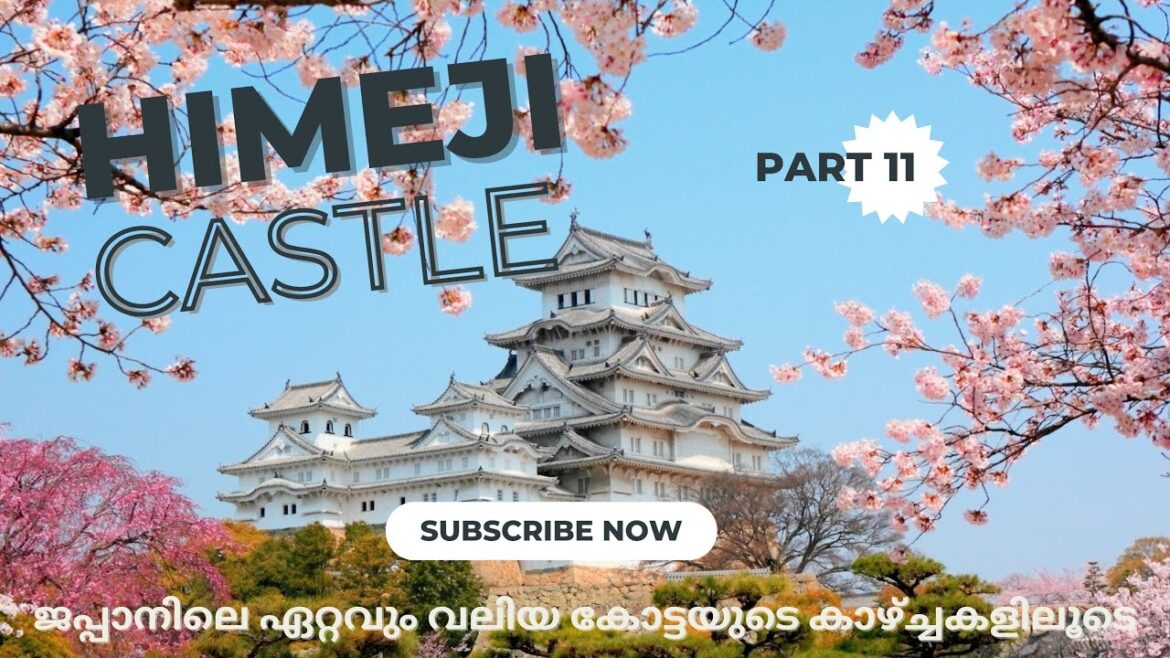 ജപ്പാനിലെ ഏറ്റവും വലിയ ഹിമേജി കോട്ടയുടെ കാഴ്ചകള്‍ | HIMEJI CASTLE | OSAKA | JAPAN