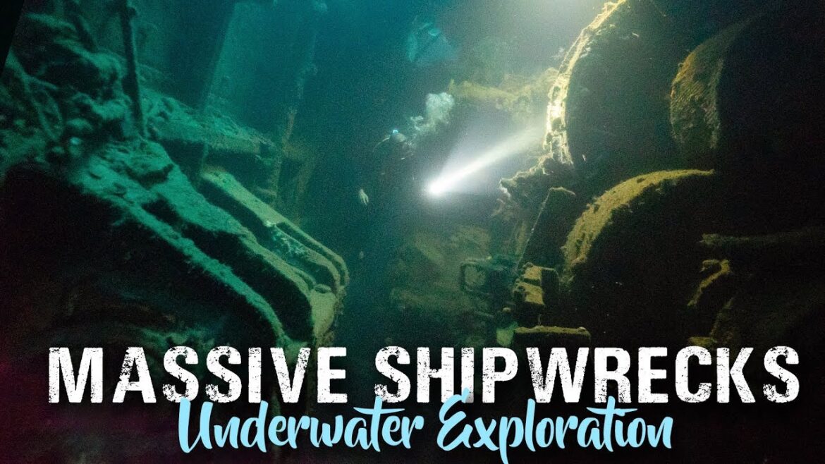 Diving MASSIVE Japanese Shipwrecks in Coron Philippines