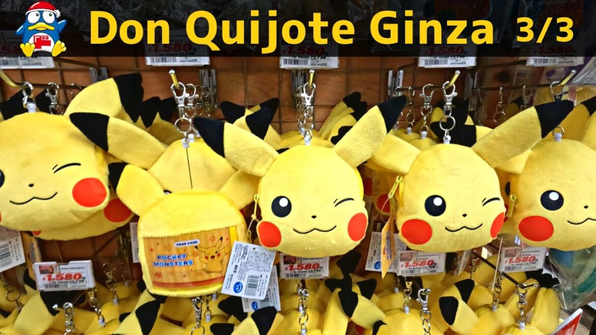 Don Quijote Ginza (Donki) 3/3 | Pokemon/Japan/Tokyo/grocery/souvenir/4k