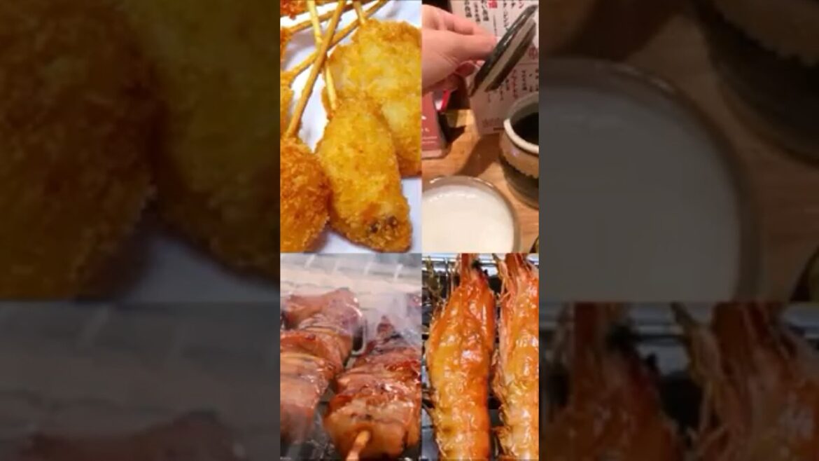 My TOP 4Japanese Skewered Dishes. Kushi-Katsu in Osaka, Yaki-Tori, Oden and Dango.