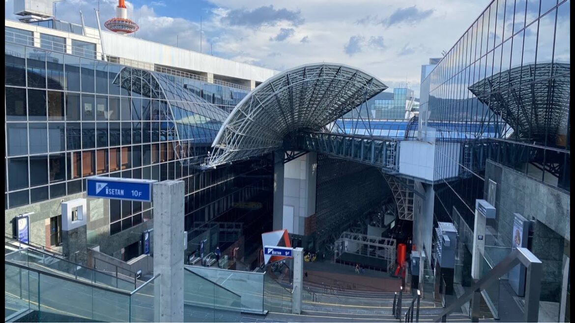Kyoto Station from the Top🇯🇵LIVE from Japan