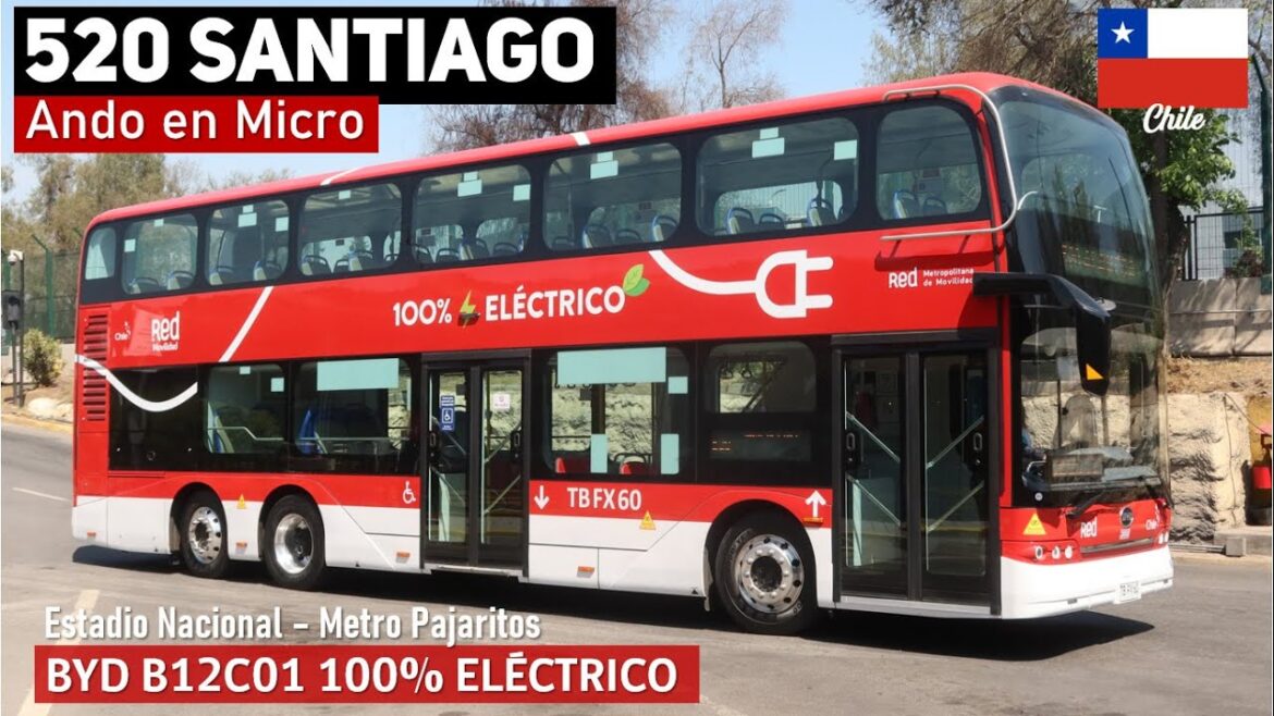 Viaje 520 SANTIAGO en nuevos BUSES DE DOS PISOS ELÉCTRICO BYD B12C01 | Ando en Micro Viaje 520 SANTIAGO en nuevos BUSES DE DOS PISOS ELÉCTRICO BYD B12C01 | Ando en Micro