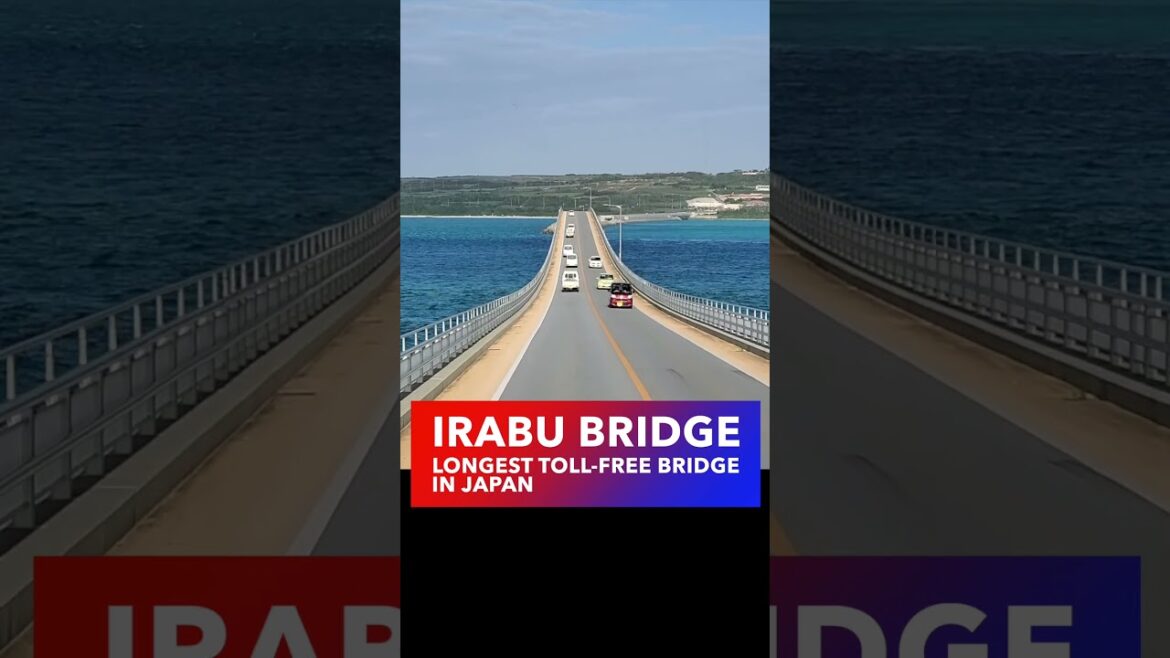 Japan's Longest toll-free Bridge #amazing #japan #travel