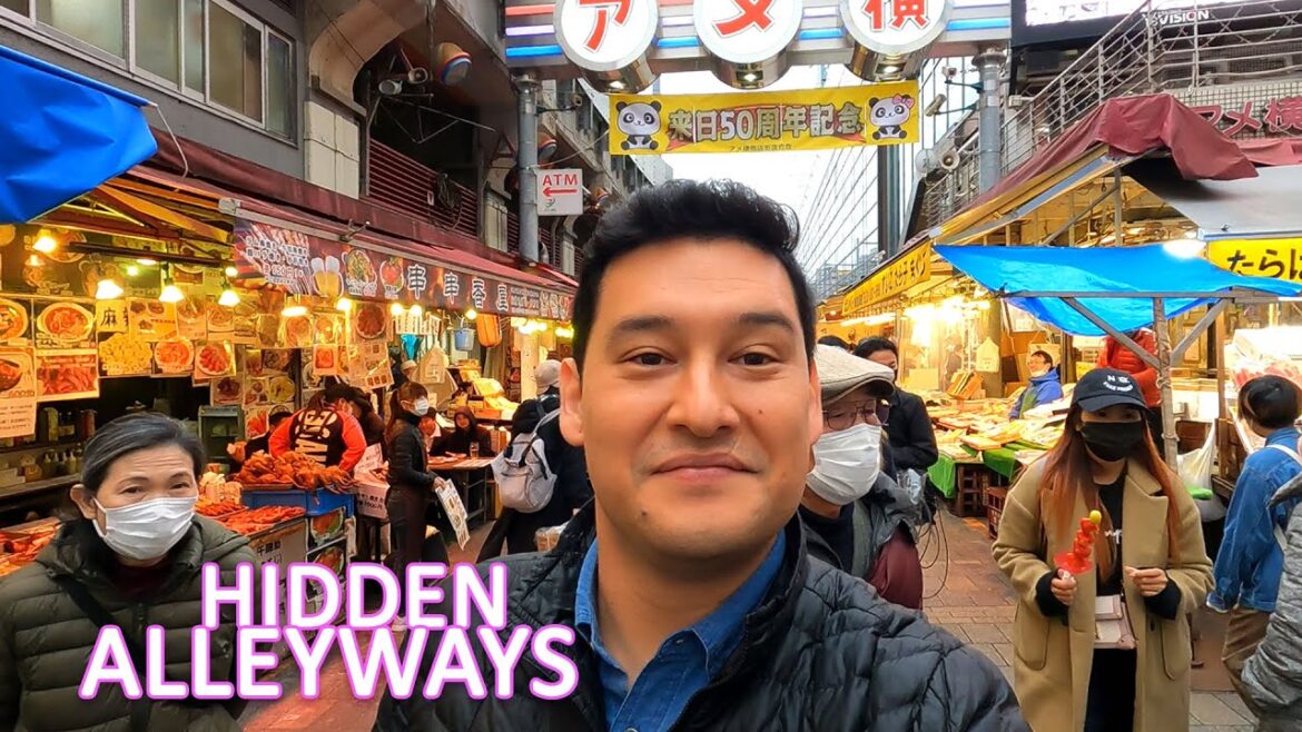 Ueno Ameyoko Shopping Street In Tokyo