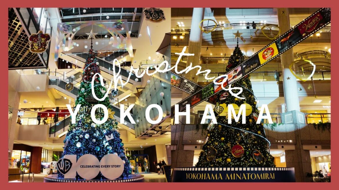 【4K HDR🇯🇵】Shining Christmas illuminations! YOKOHAMA MINATOMIRAI CHRISTMAS 2023