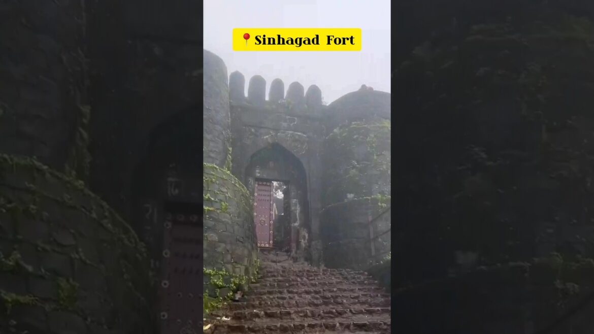 Sinhagad Fort Pune 🚩🚩 #shorts #travel #monsoon #shortsfeed
